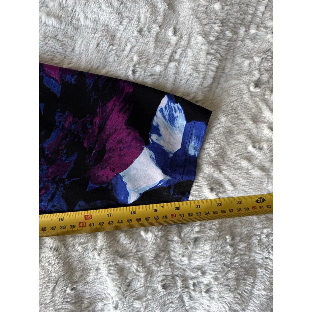 Calvin Klein Performance Wick Capri Leggings Women's XL Black Floral Print - Picture 8 of 8